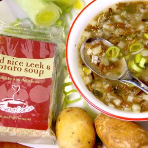 Leek & Potato Wild Rice Soup